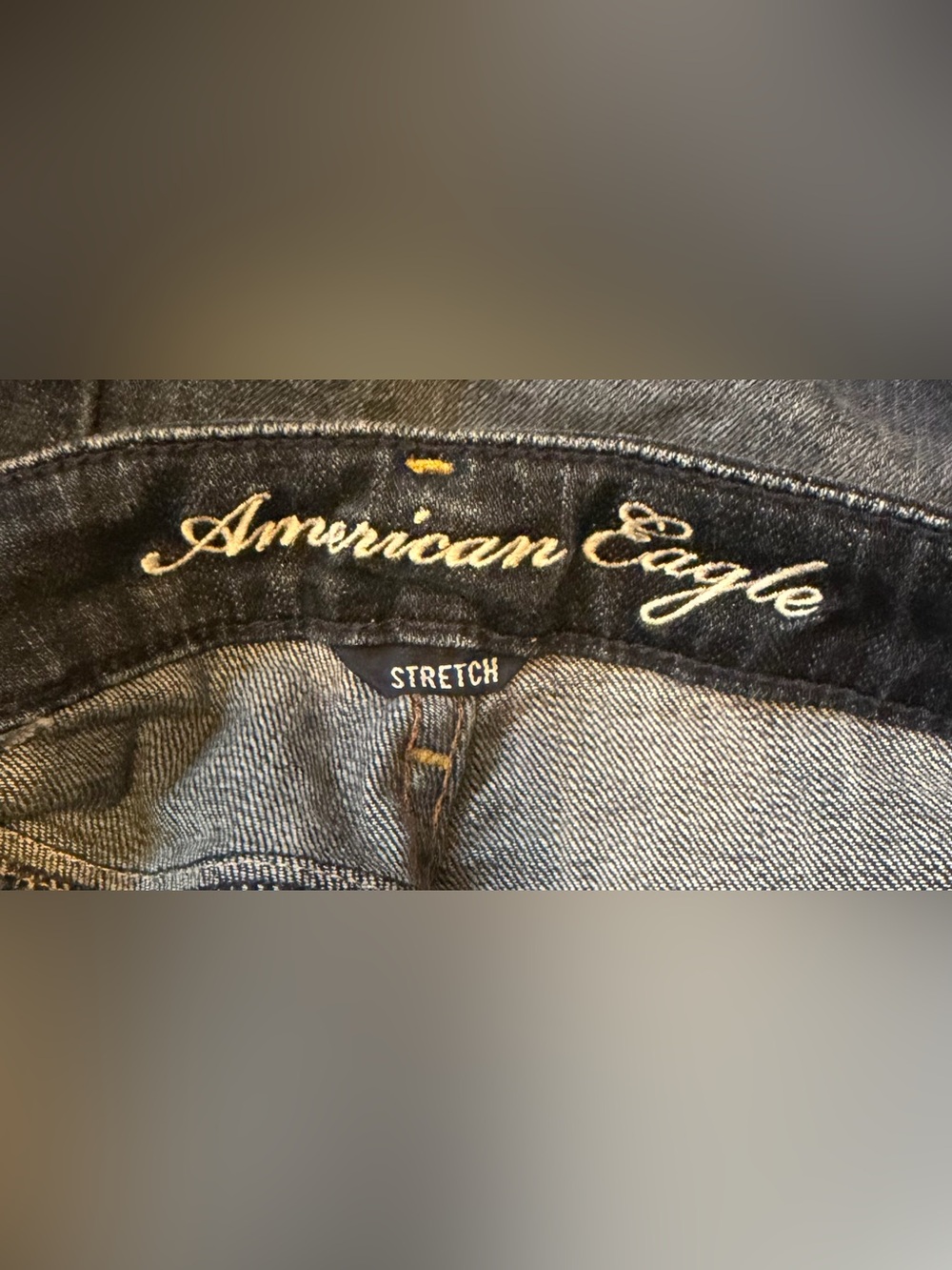 3 Pairs Of Women's American Eagle Dark Blue Skinny Jeans, Size 0 - Picture 7 of 8